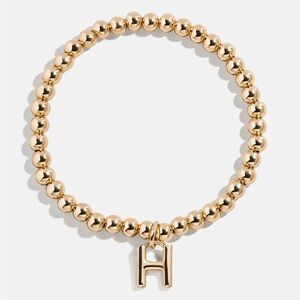 NWT Bauble Bar Dangle Charm Initial Pisa Bracelet - H